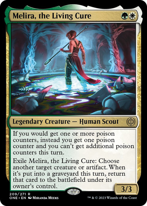 Melira, the Living Cure - Phyrexia: All Will Be One #209 Magic: The Gathering card