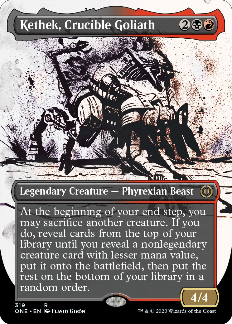 Kethek, Crucible Goliath (Showcase) - Phyrexia: All Will Be One #319 Magic: The Gathering card