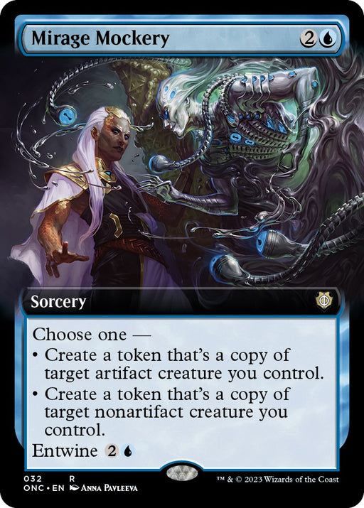 Mirage Mockery (Extended Art) - Commander: Phyrexia: All Will Be One #32 Magic: The Gathering card