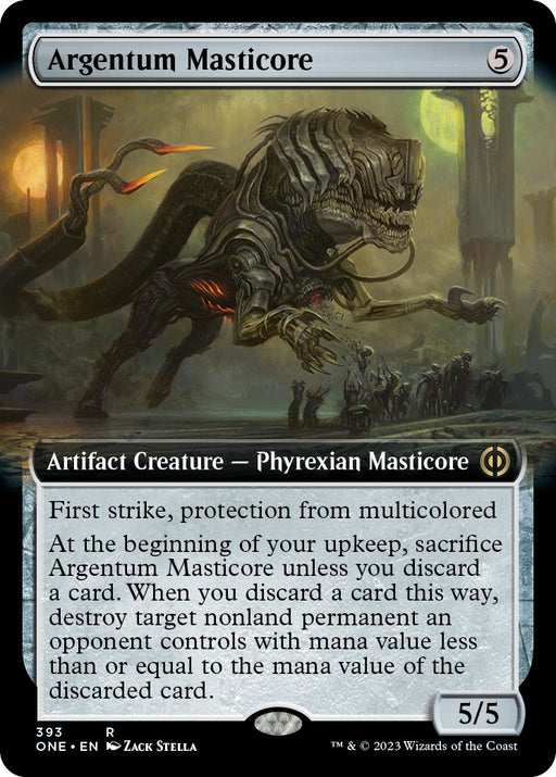 Argentum Masticore Extended Art