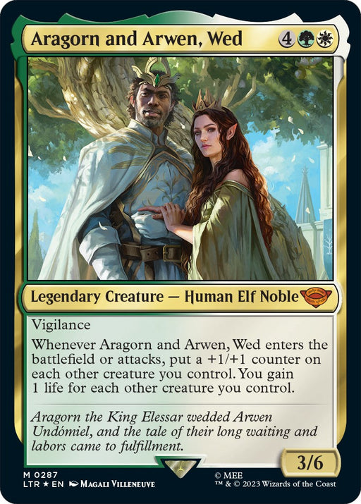 Aragorn and Arwen Wed