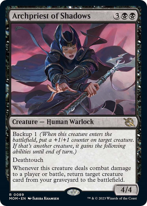 Archpriest of Shadows - March of the Machine #89 Magic: The Gathering card