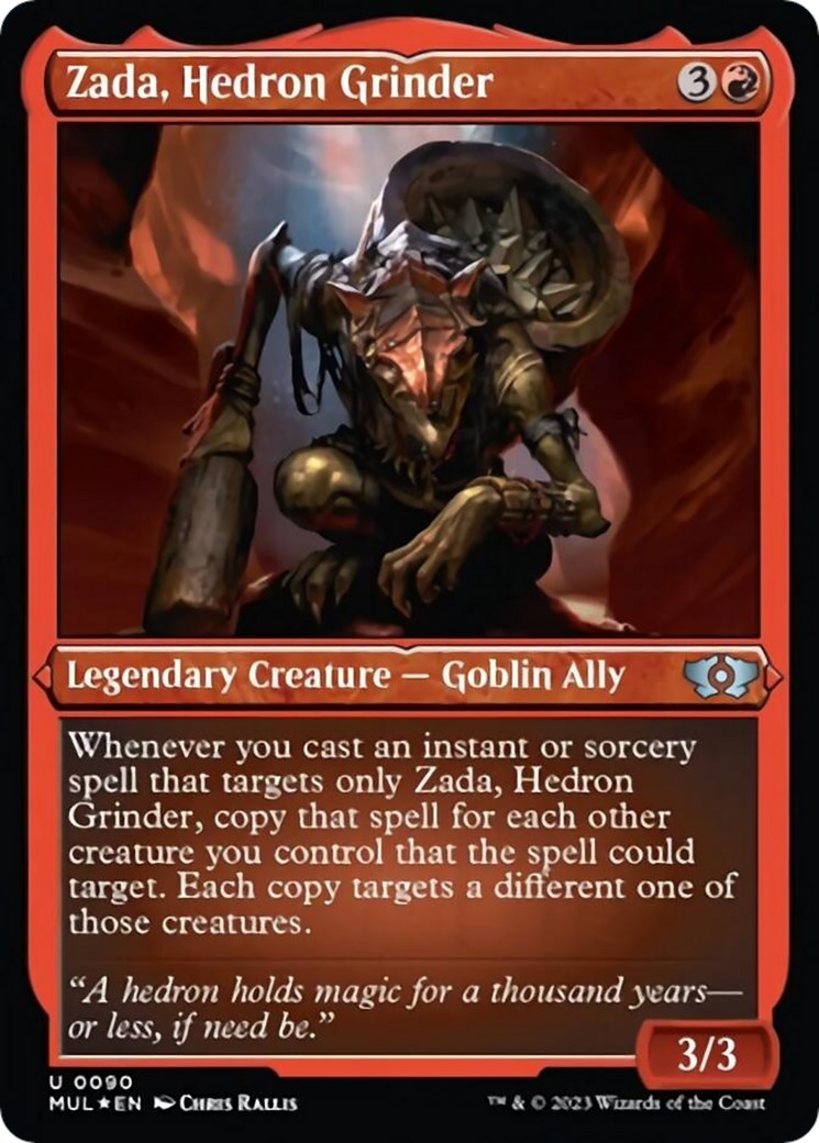 Zada Hedron Grinder Foil Etched