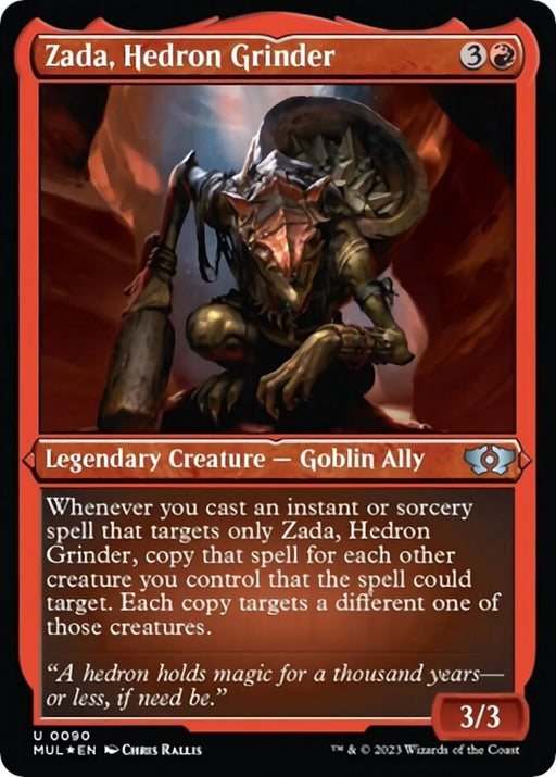 Zada Hedron Grinder Foil Etched