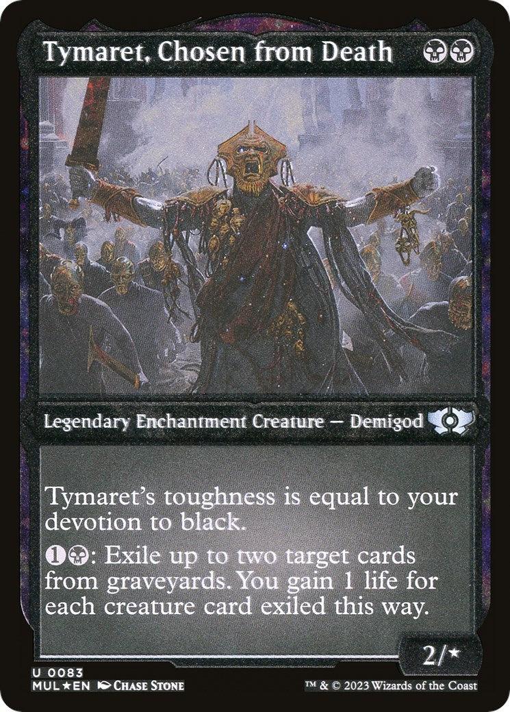 Tymaret Chosen from Death Foil Etched