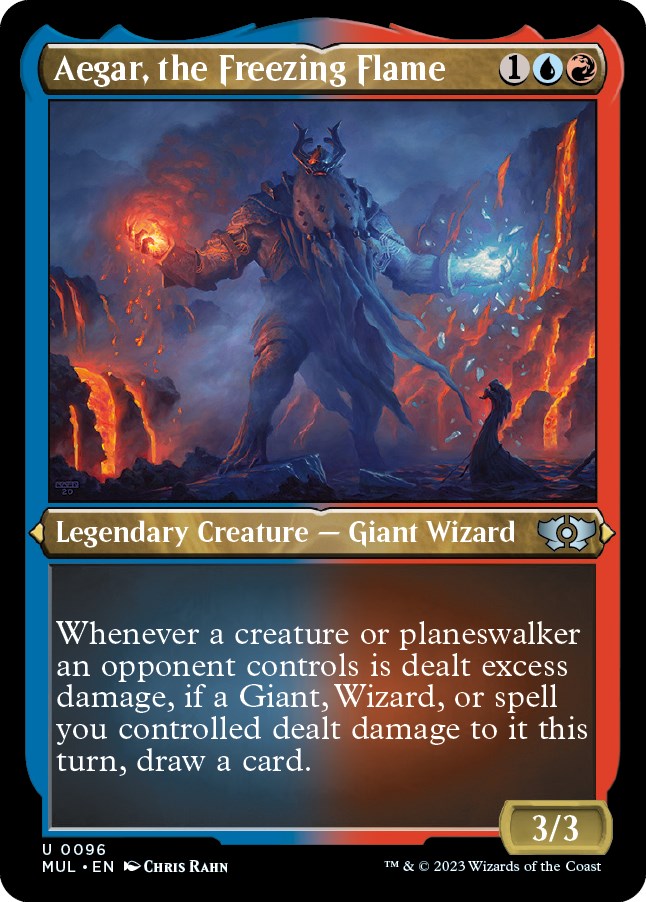 Aegar the Freezing Flame Foil Etched