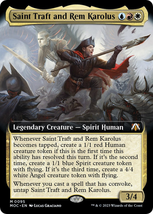 Saint Traft and Rem Karolus Extended Art