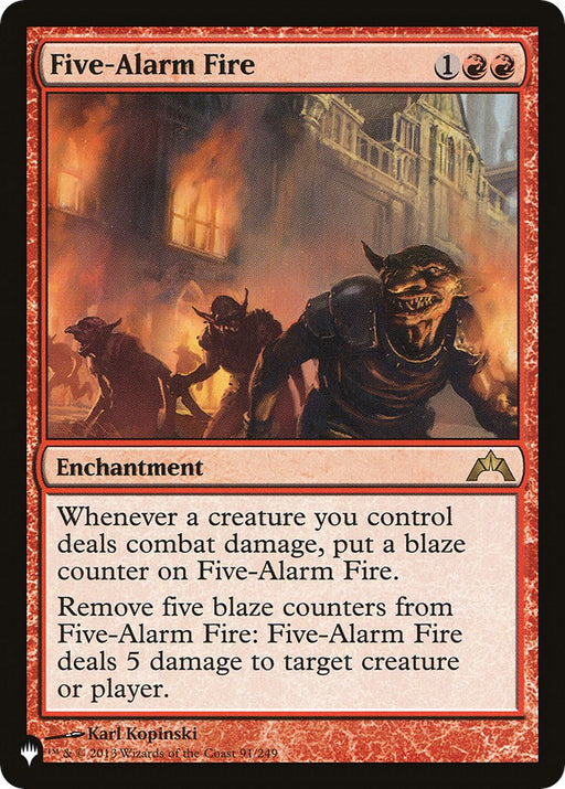 Five Alarm Fire