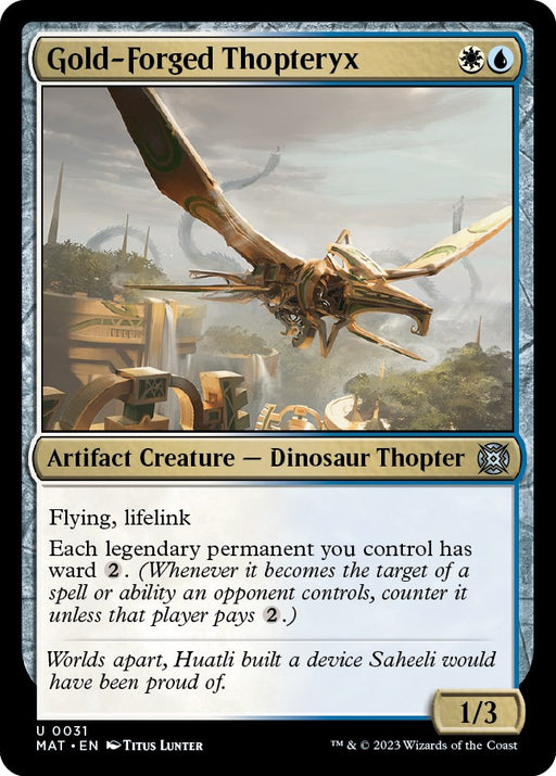 Gold Forged Thopteryx