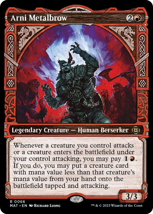 Arni Metalbrow (Showcase) - March of the Machine: The Aftermath #66 Magic: The Gathering card
