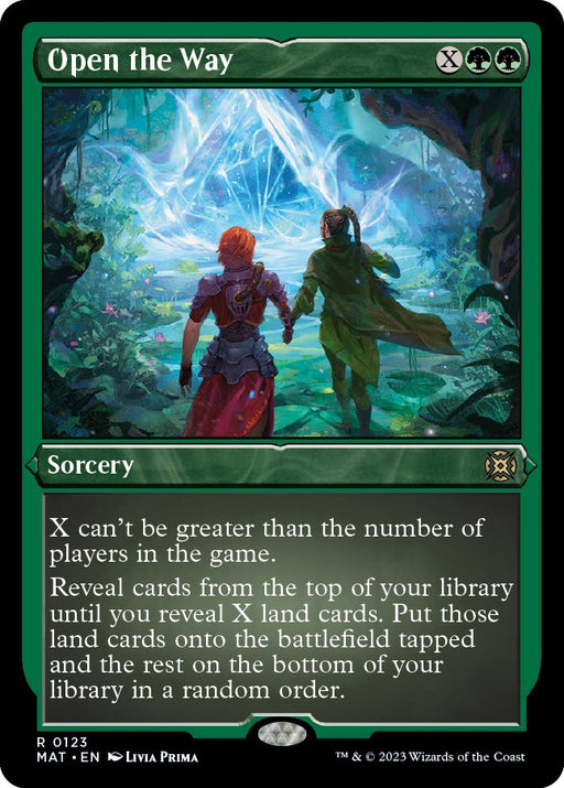 Open the Way Foil Etched