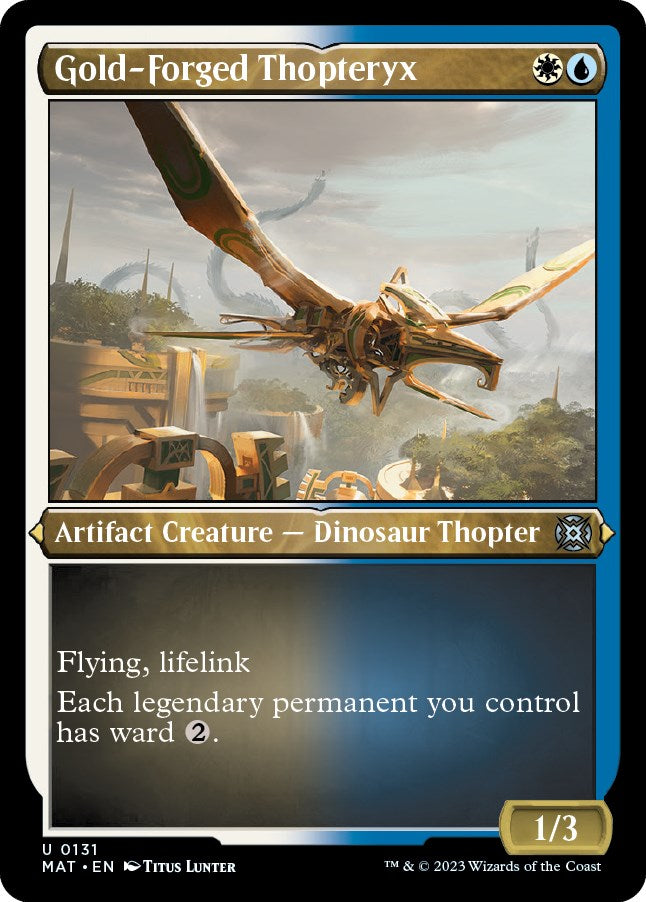 Gold Forged Thopteryx Foil Etched