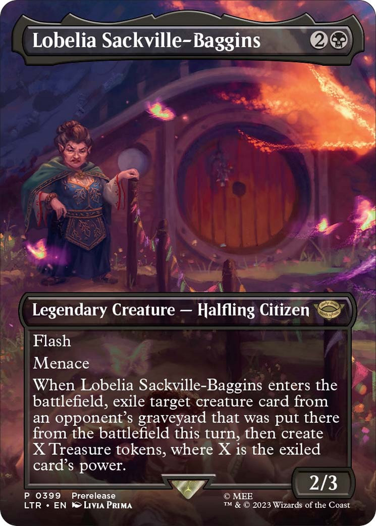 Lobelia Sackville Baggins Borderless