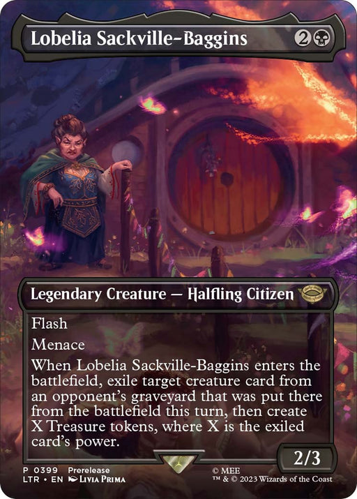 Lobelia Sackville Baggins Borderless
