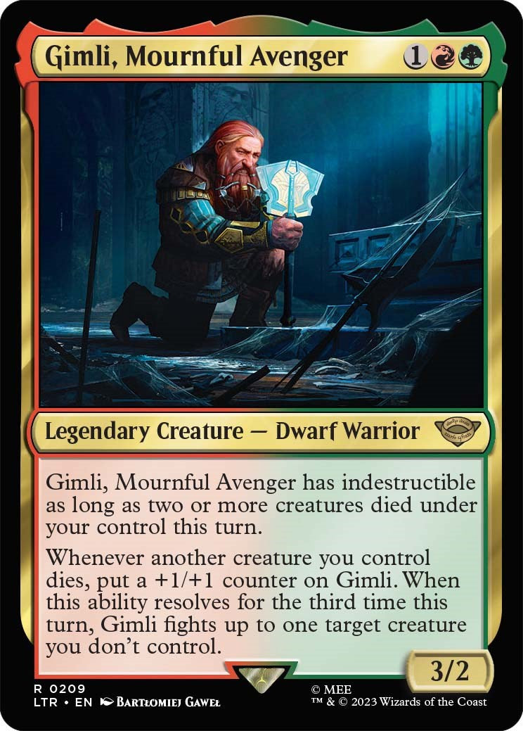 Gimli Mournful Avenger