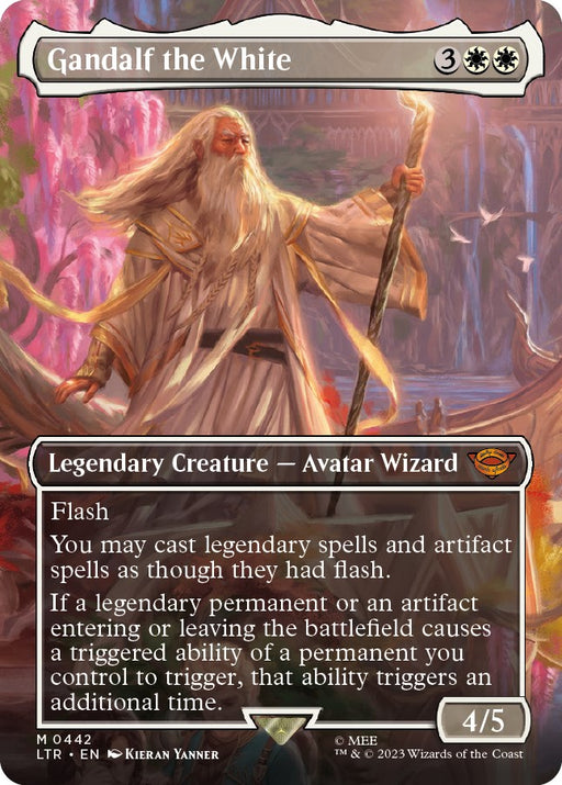 Gandalf the White Borderless