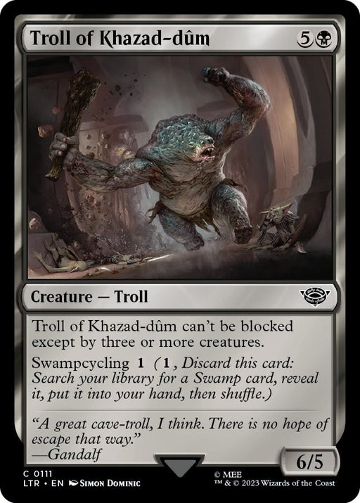 Troll of Khazad dum