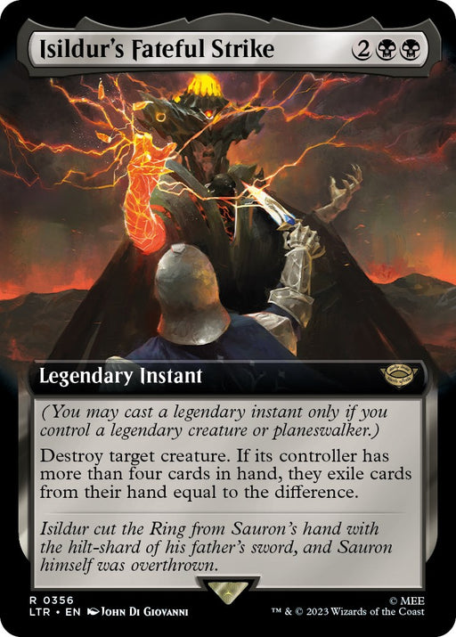 Isildurs Fateful Strike Extended Art