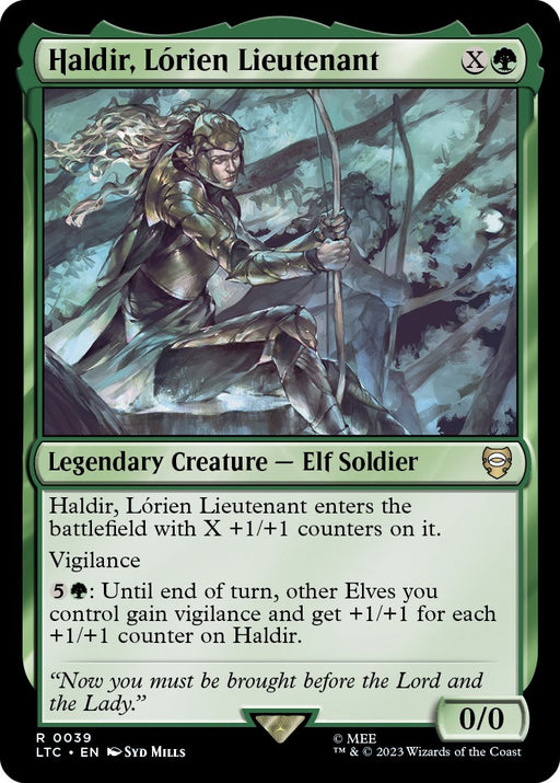 Haldir Lorien Lieutenant