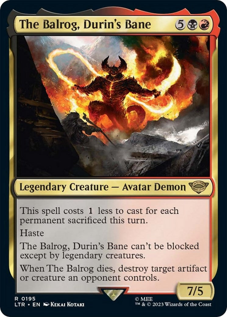 The Balrog Durins Bane
