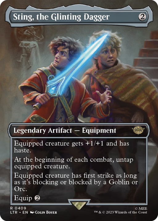 Sting the Glinting Dagger Borderless