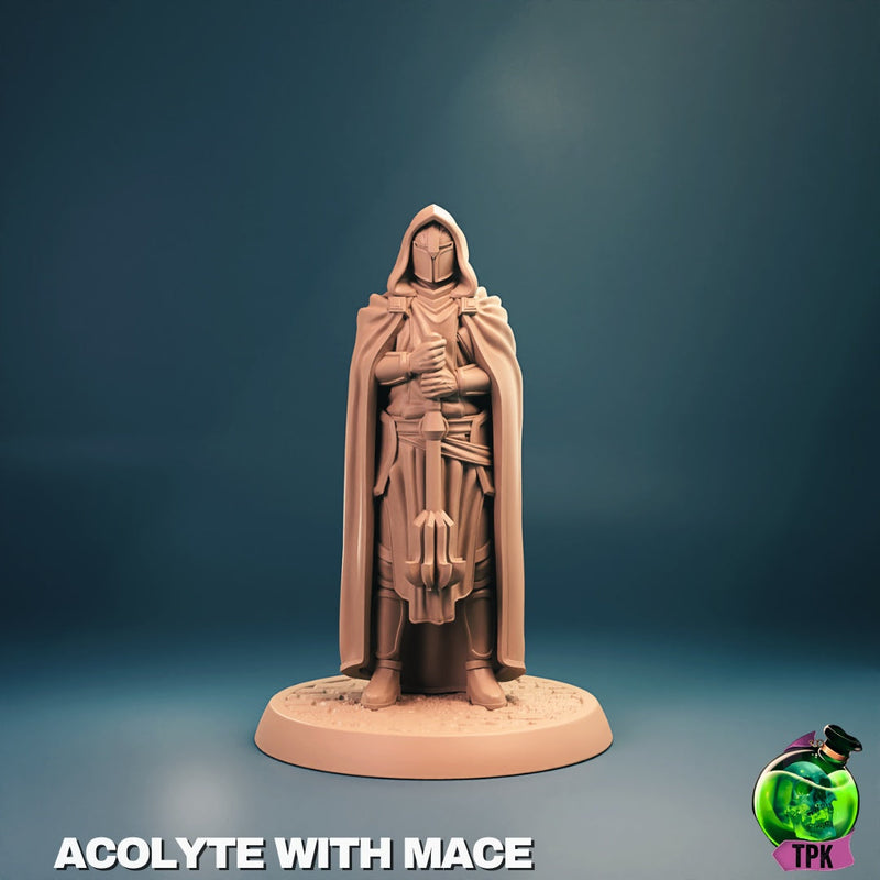 Acolyte – Human Cleric – Resin Tabletop Miniature