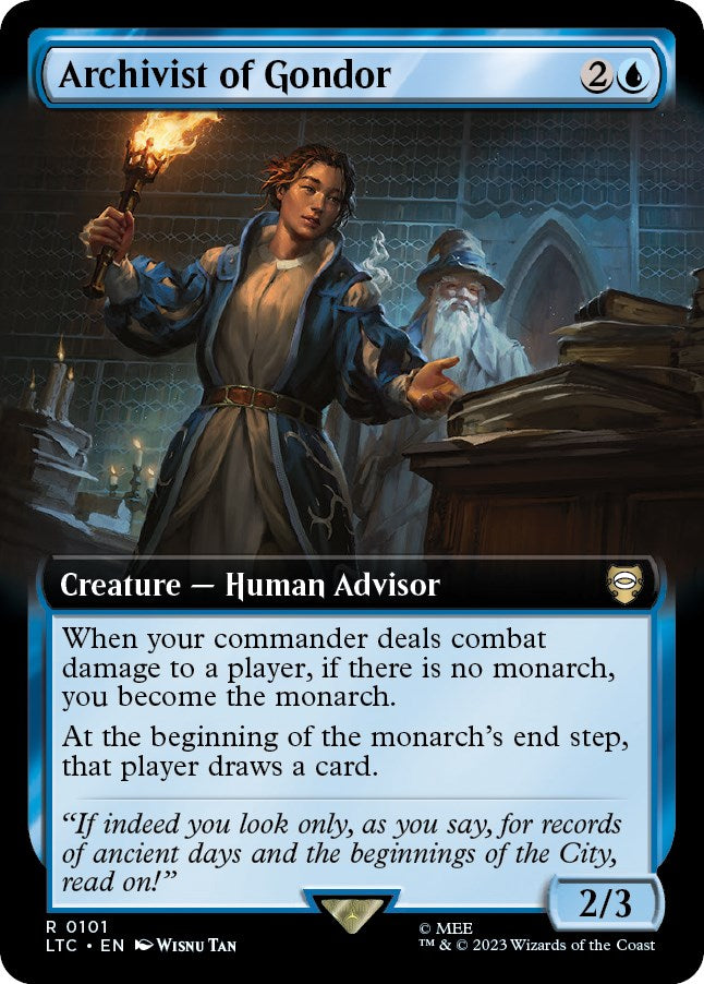 Archivist of Gondor Extended Art