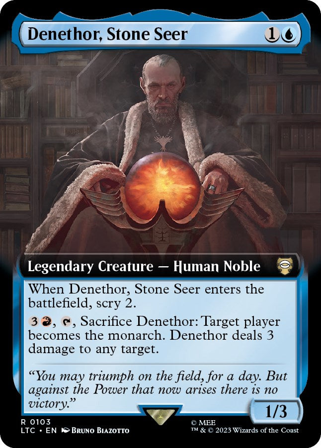 Denethor Stone Seer Extended Art