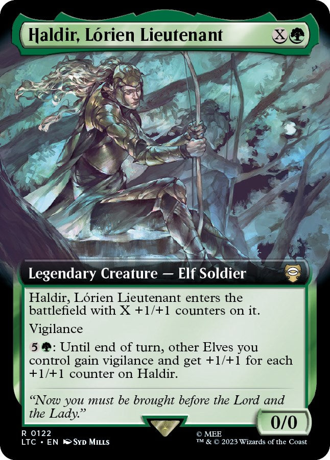 Haldir Lorien Lieutenant Extended Art