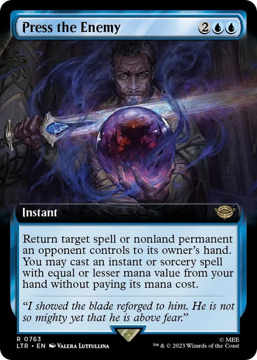 Press the Enemy Extended Art Surge Foil