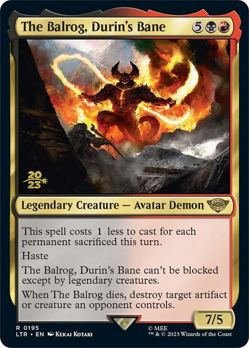 The Balrog Durins Bane