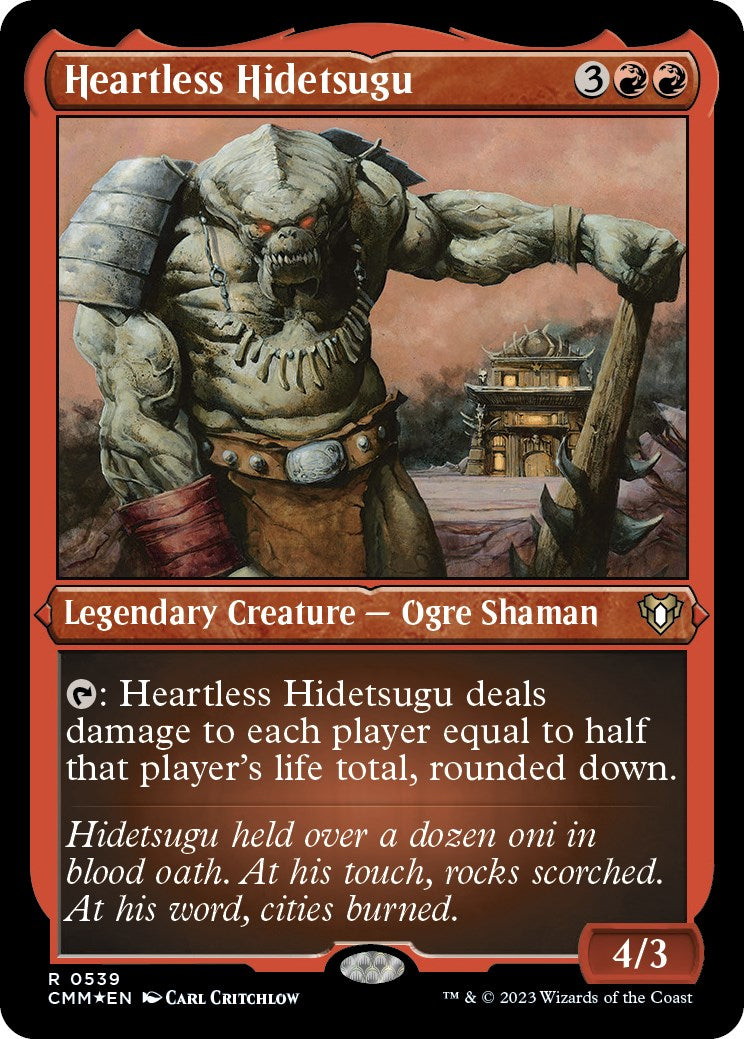 Heartless Hidetsugu Foil Etched