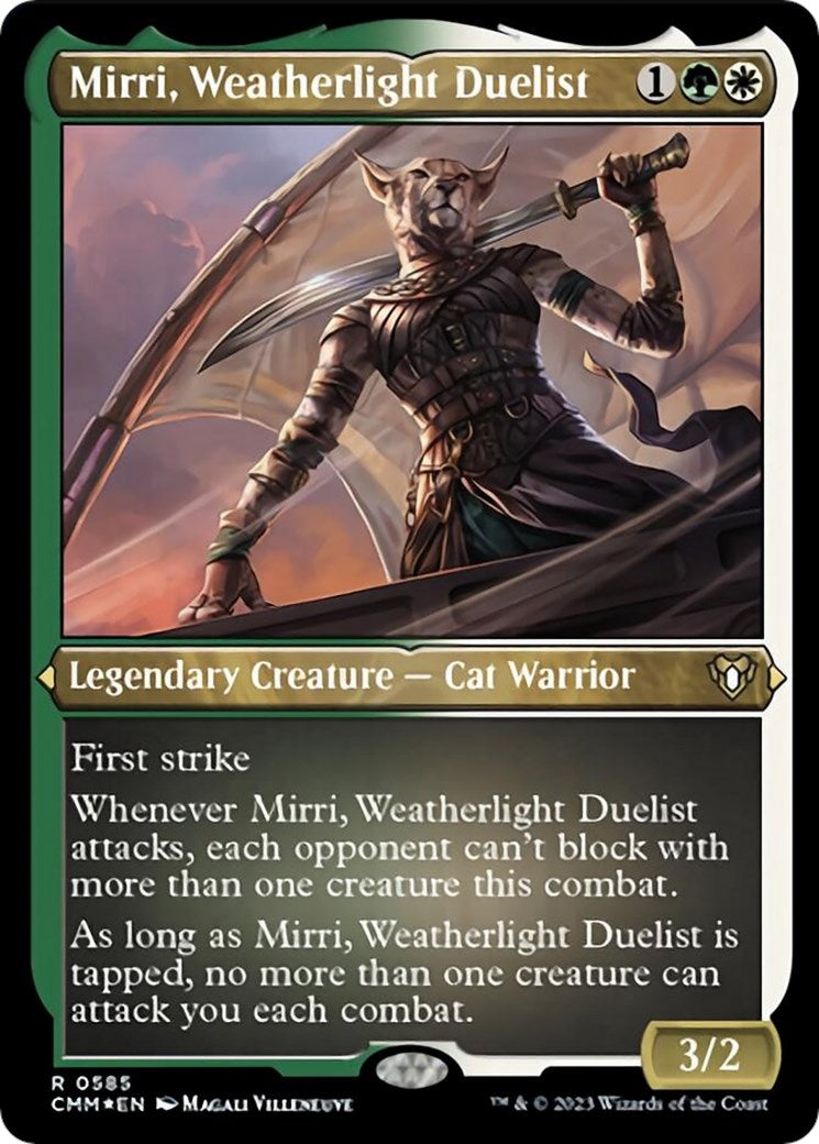 Mirri Weatherlight Duelist Foil Etched