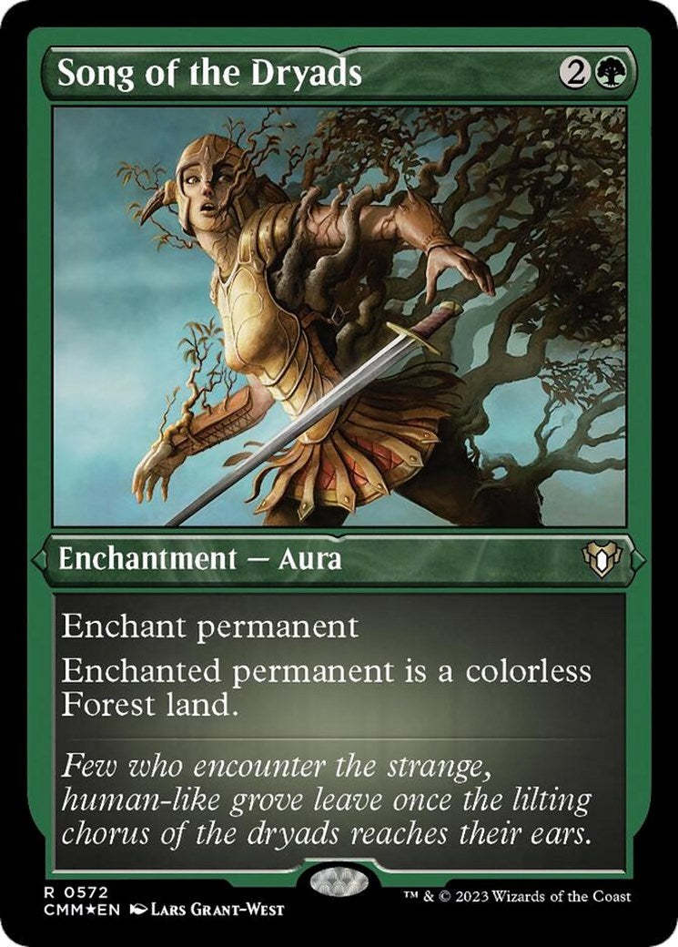 Song of the Dryads Foil Etched