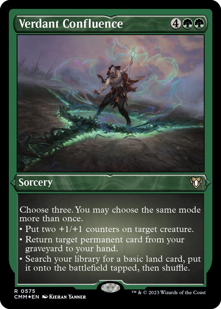 Verdant Confluence Foil Etched