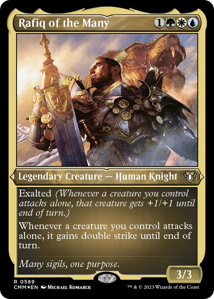 Rafiq of the Many Foil Etched