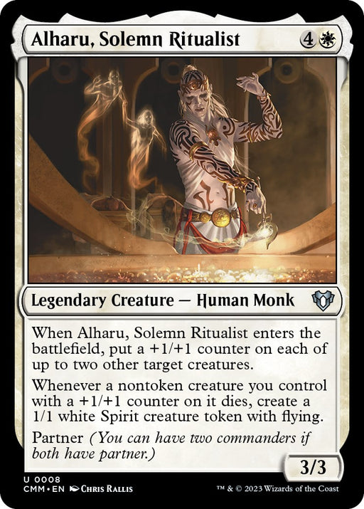 Alharu, Solemn Ritualist - Commander Masters #8 Magic: The Gathering card