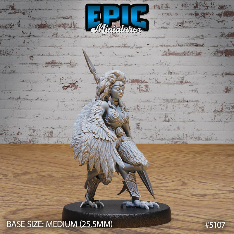 Captured Harpy – Enslaved Monster Miniatures