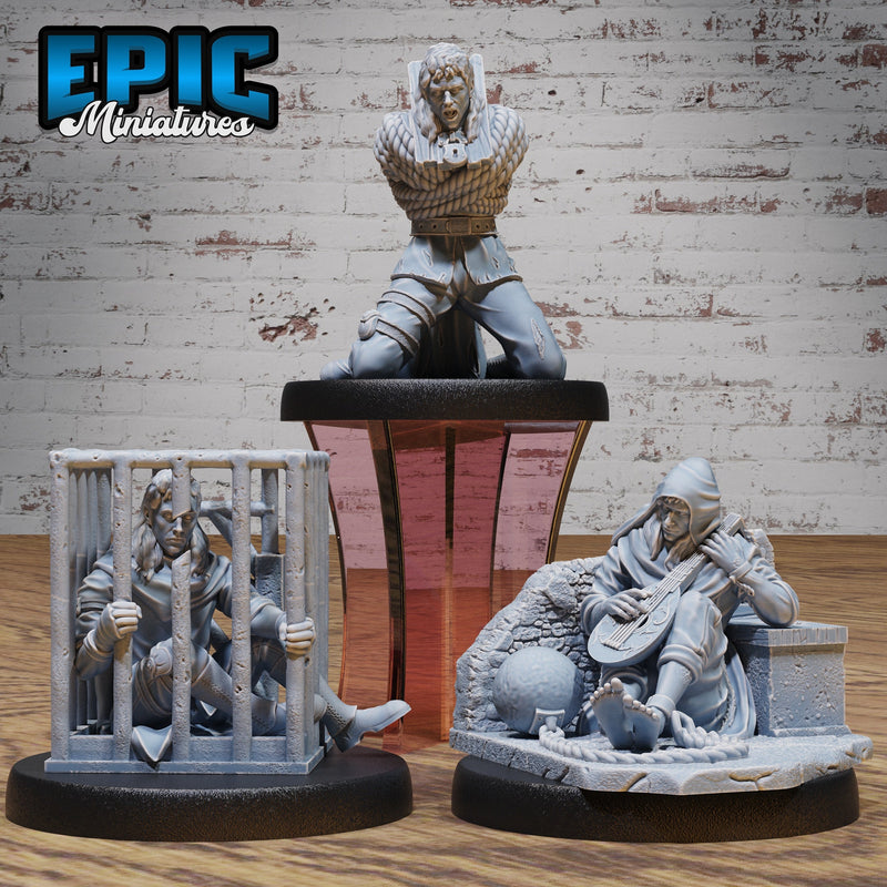 Prisoners – Shackled Captive NPC Miniatures