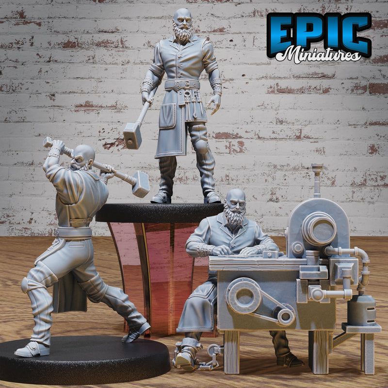 Imprisoned Blacksmiths – TTRPG Miniatures