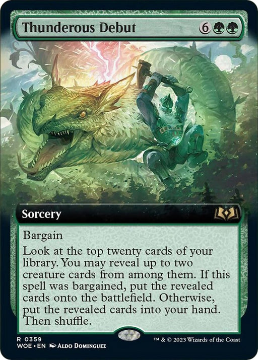 Thunderous Debut Extended Art