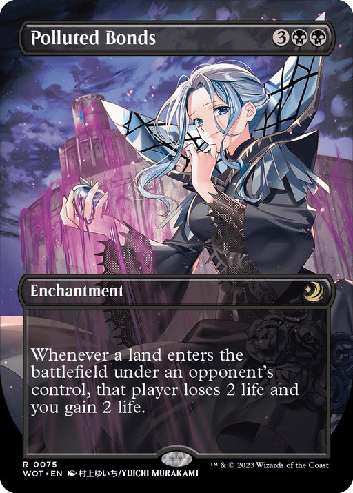Polluted Bonds Anime Borderless