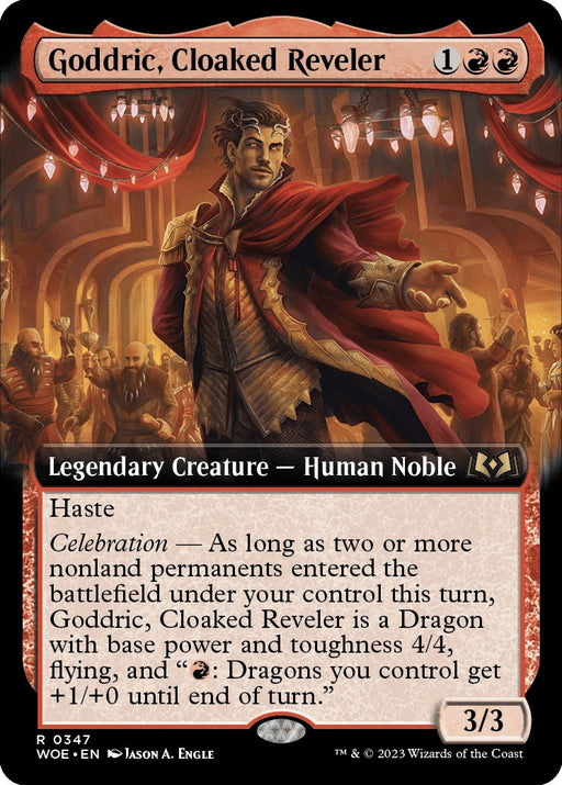 Goddric Cloaked Reveler Extended Art