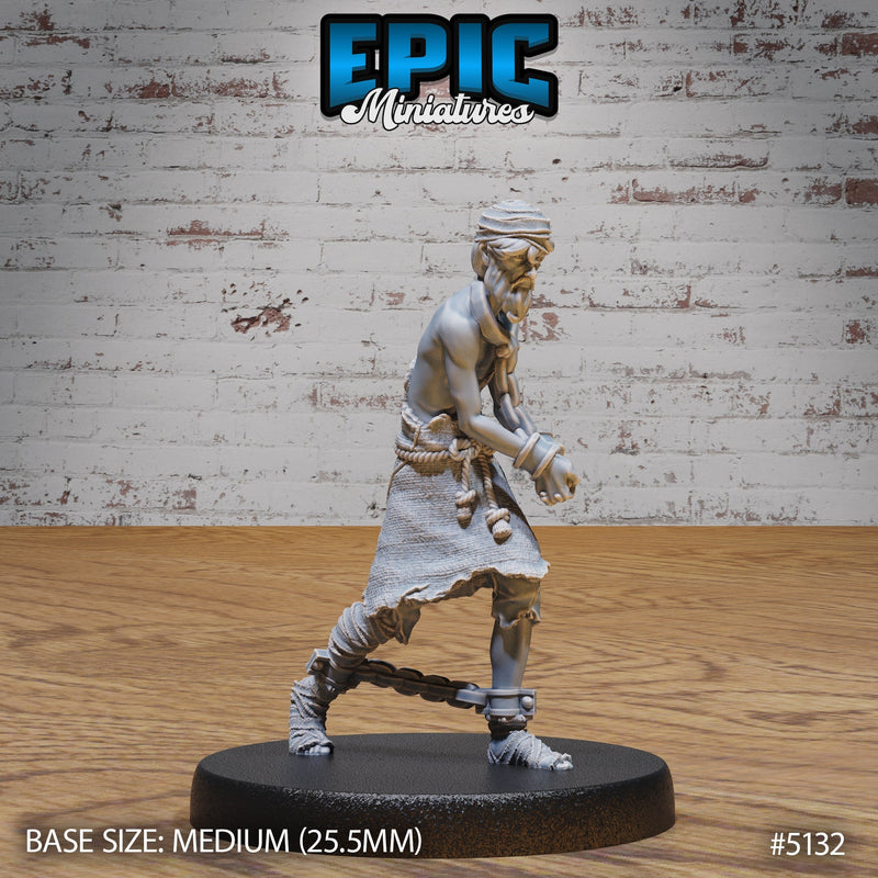Old Prisoner Miniatures – Shackled Captives