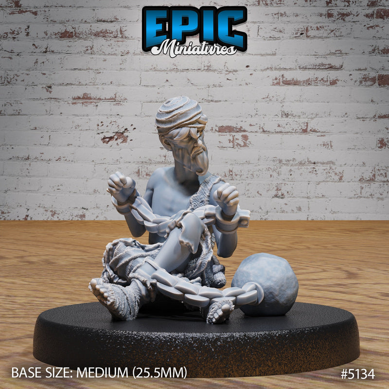 Old Prisoner Miniatures – Shackled Captives