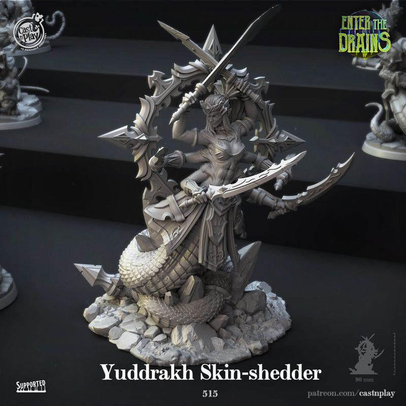 Yuddrakh Skin-Shedder – Serpent Champion Miniature