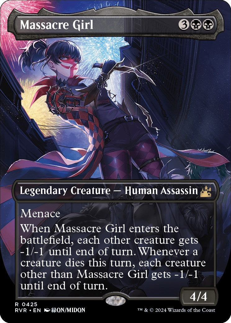 Massacre Girl Anime Borderless