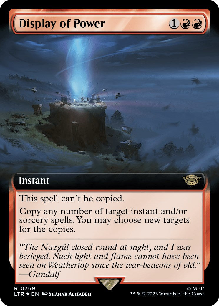 Display of Power Extended Art Surge Foil
