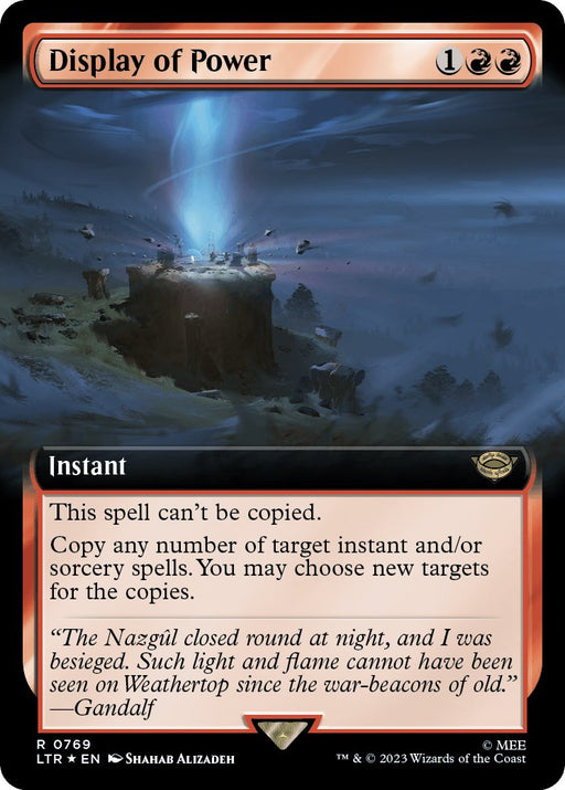 Display of Power Extended Art Surge Foil