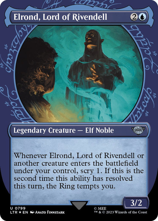 Elrond Lord of Rivendell Showcase Surge Foil